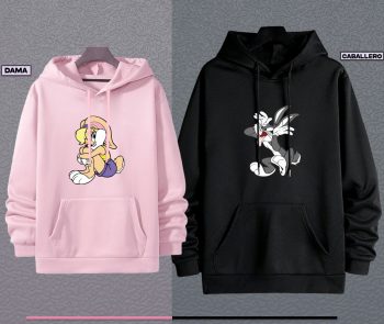 Hoodies Pareja Lola Y Bugs Bunny